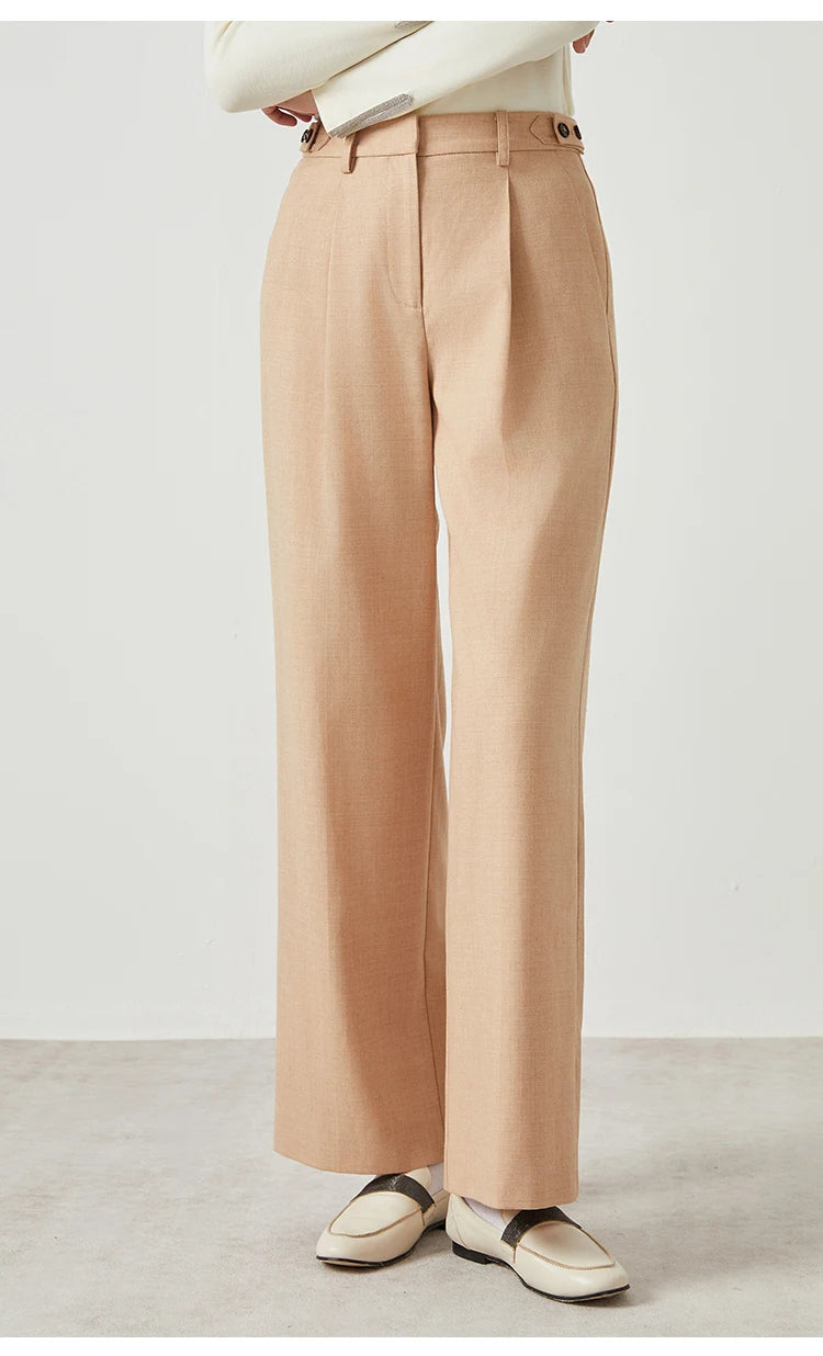 Australian Wool Trousers Formal Pants