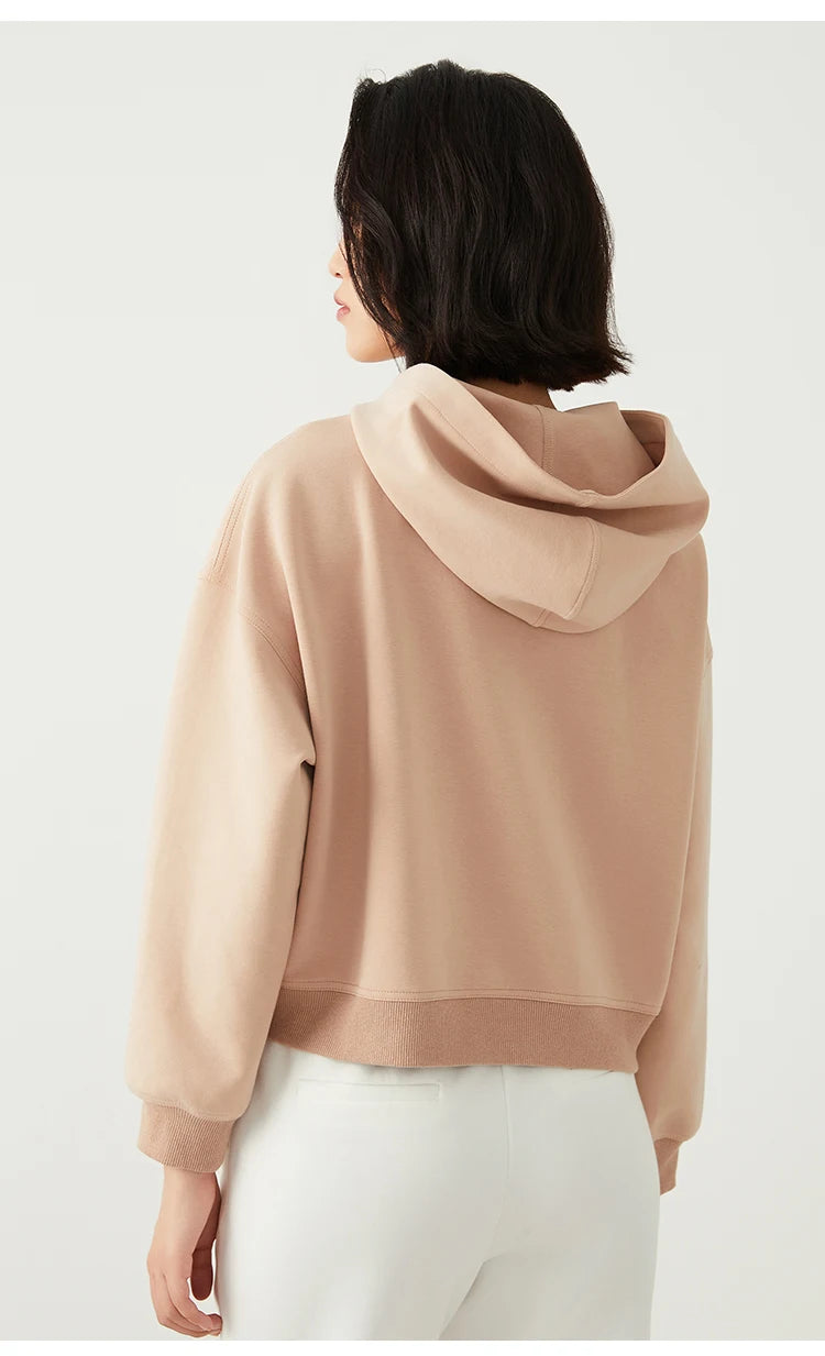 Luxury cotton Long sleeve hoodie