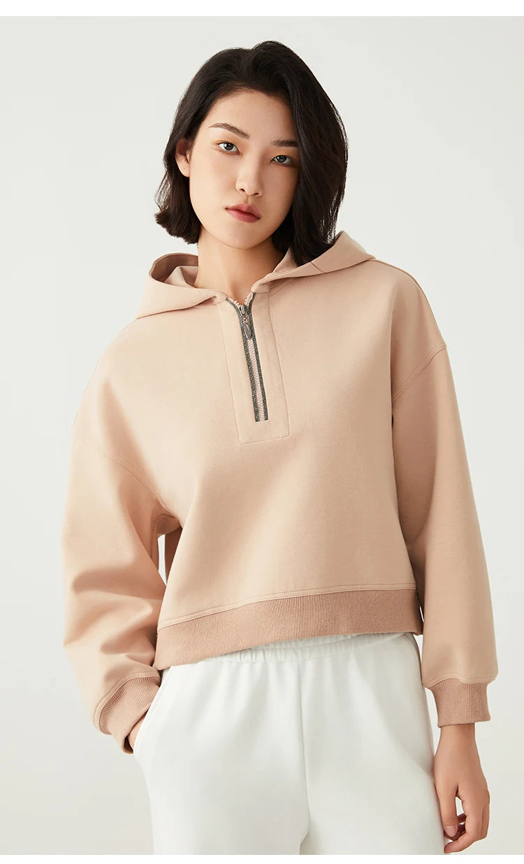 Luxury cotton Long sleeve hoodie
