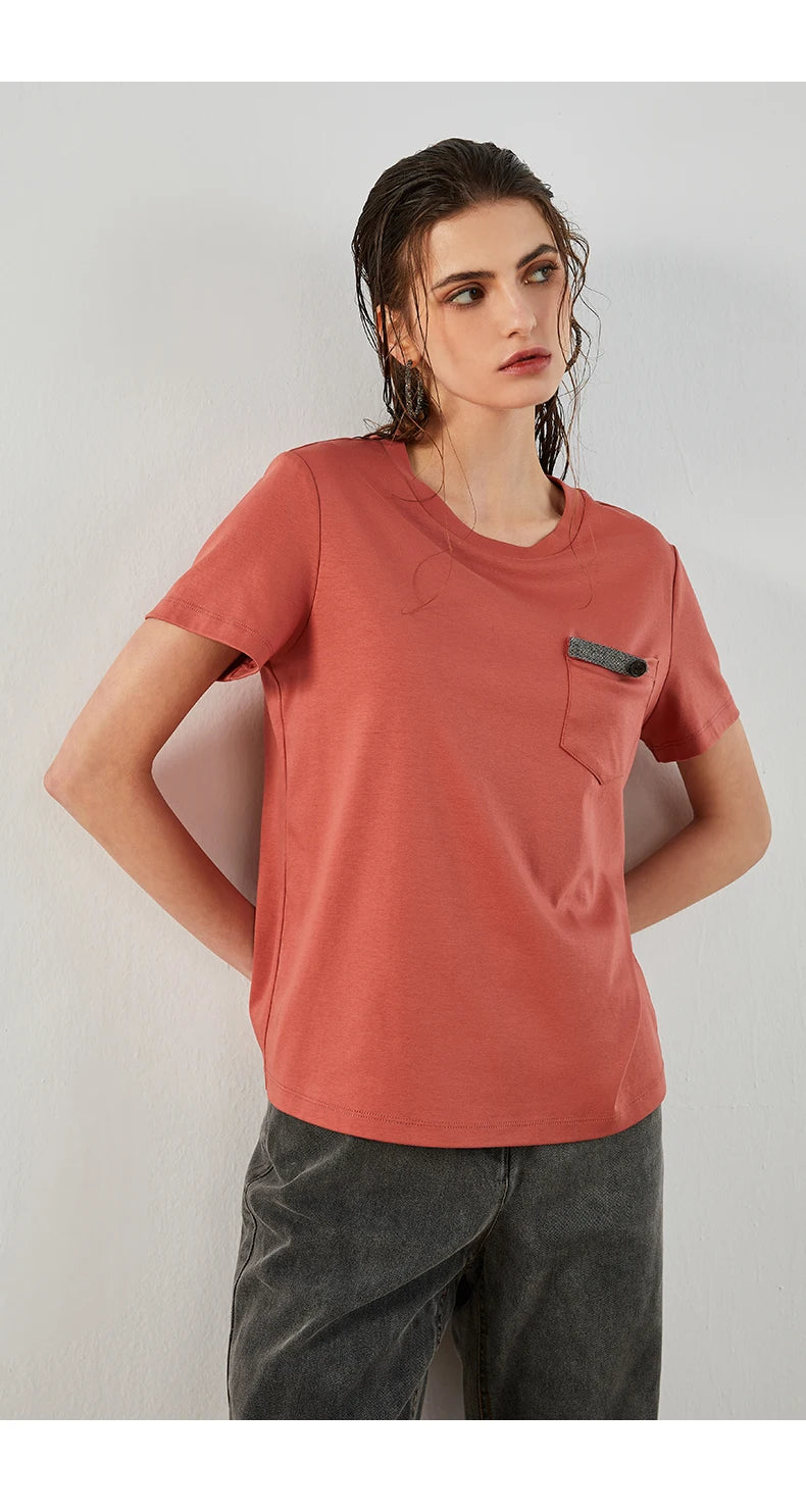 Premium Cotton Solid T Shirt