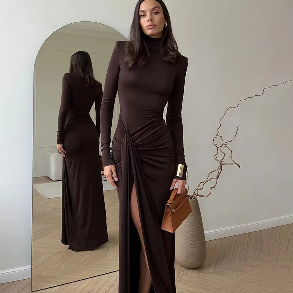 Riga Dress Brown