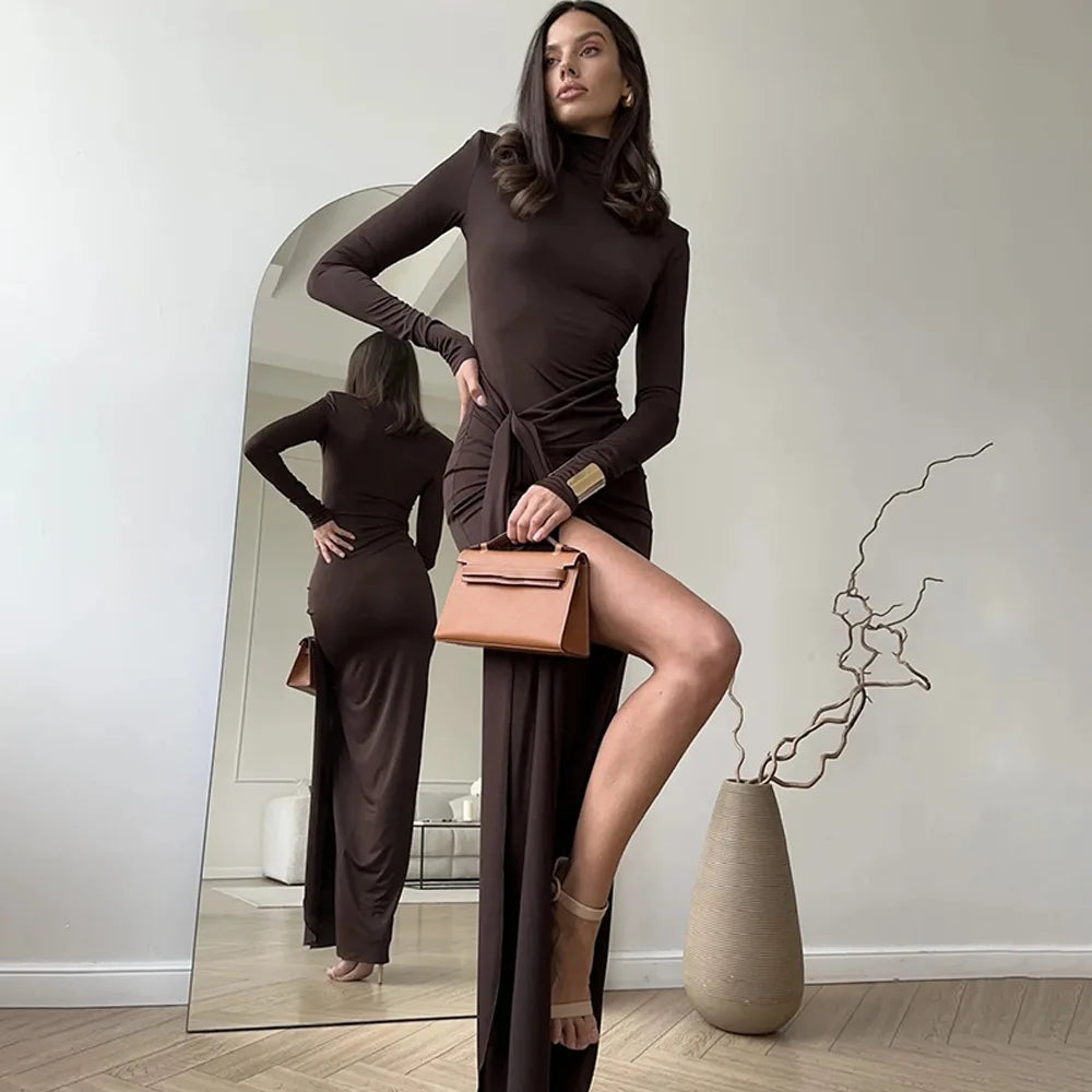 Riga Dress Brown