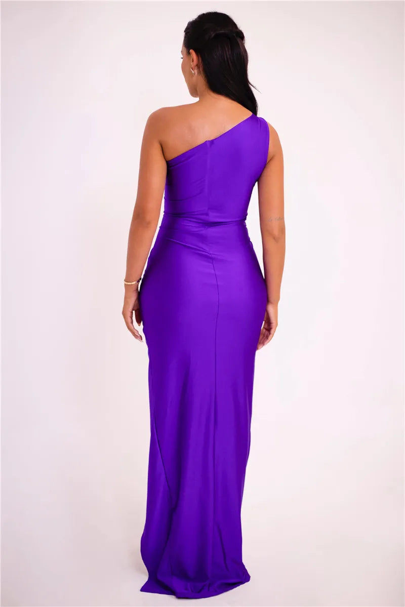 Cello Dress Purple