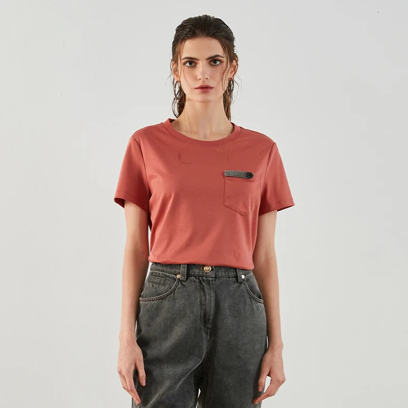 Premium Cotton Solid T Shirt