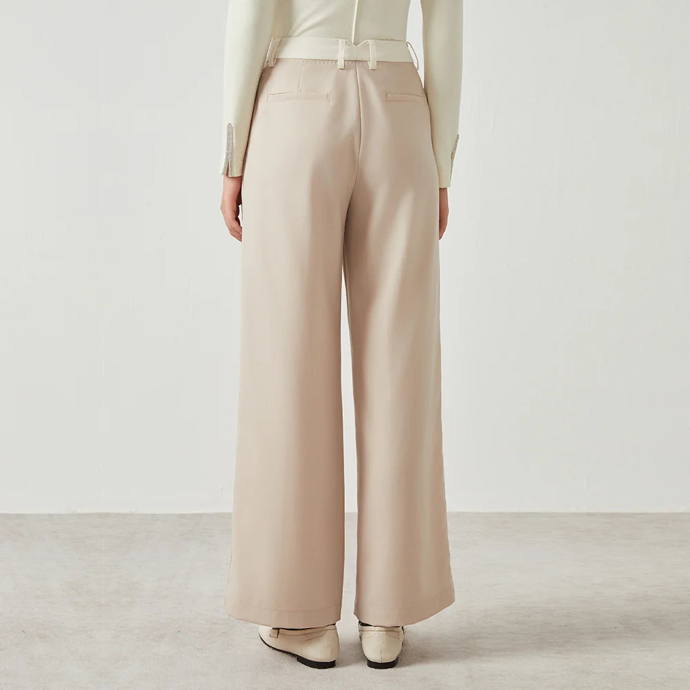 Wool suit trousers fomal long Woolen pants