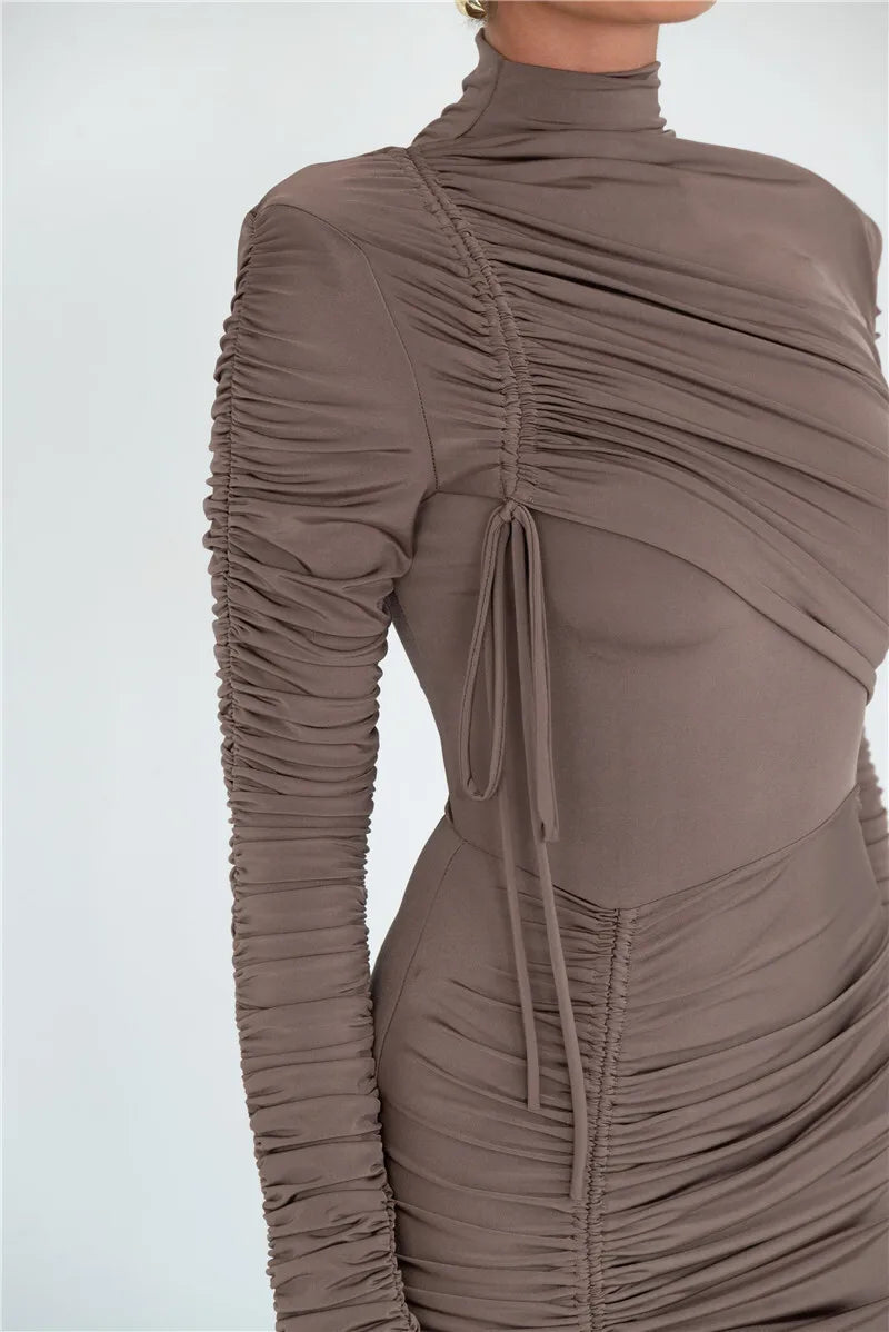 Flora Dress Brown