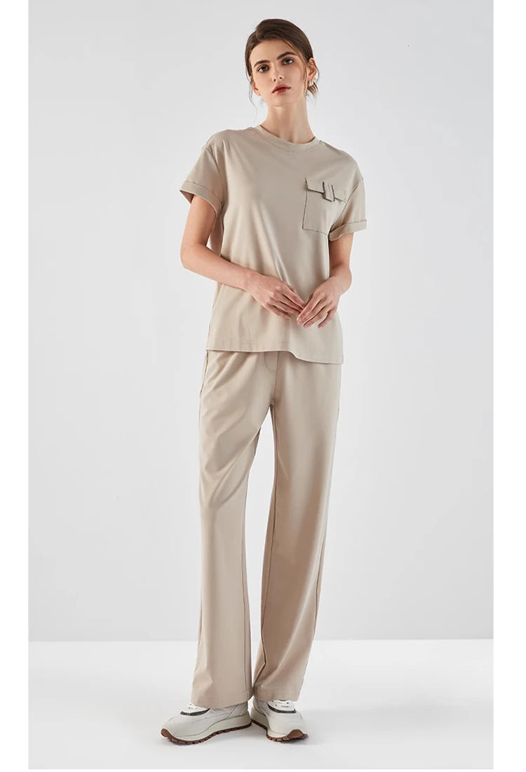 Pima Cotton casual pants long trousers