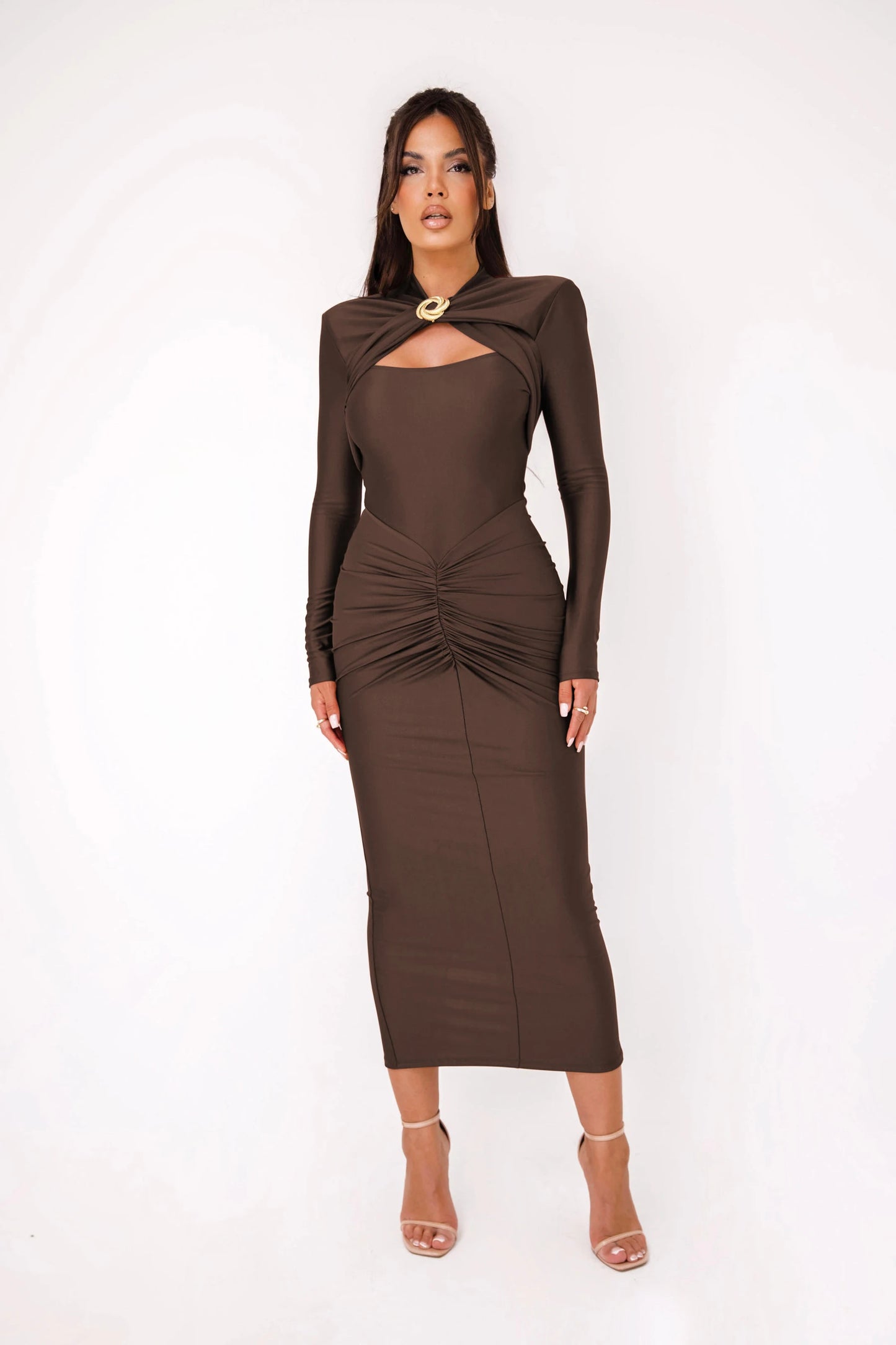 Sydney Dress Brown