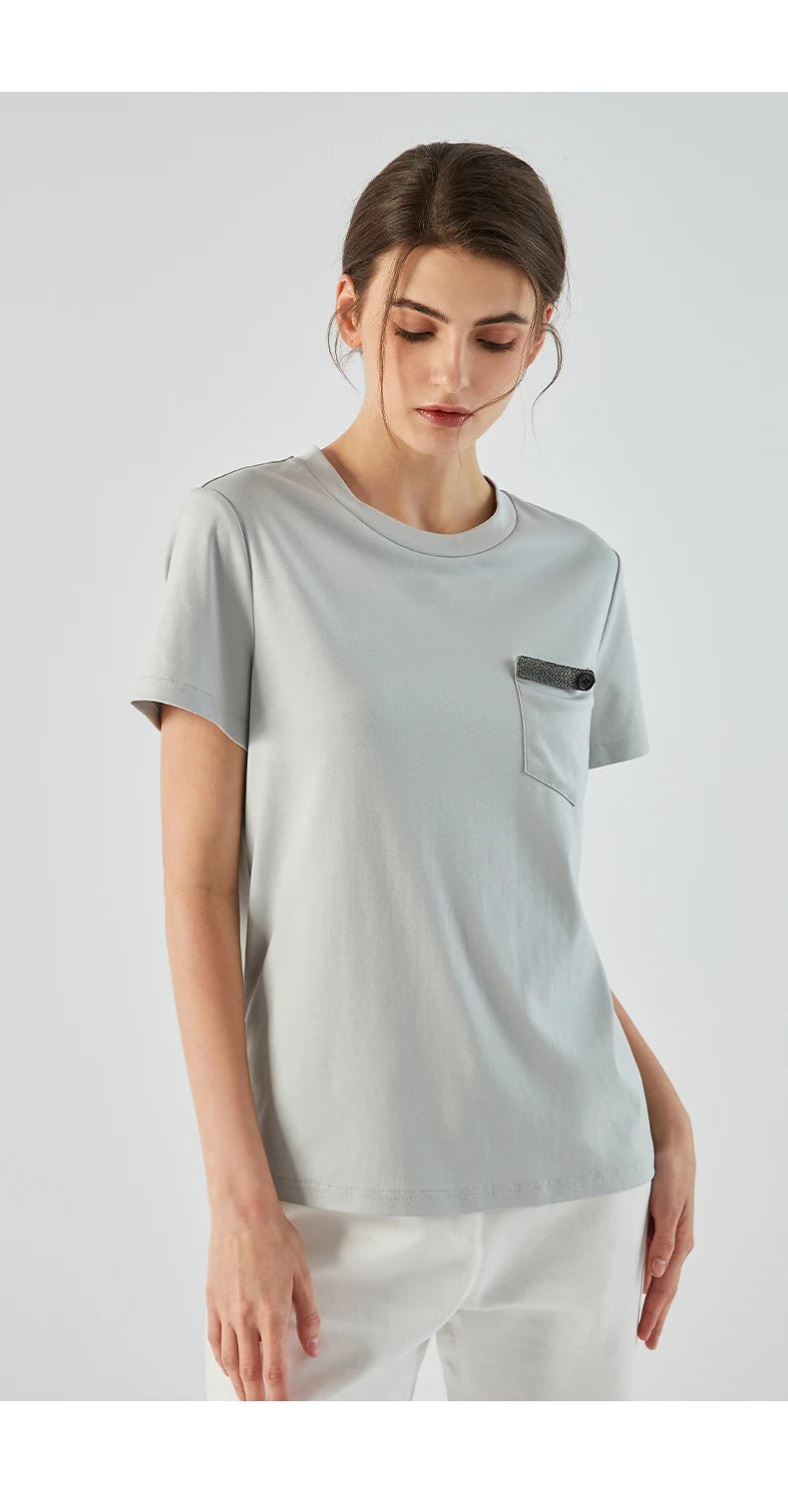 Premium Cotton Solid T Shirt