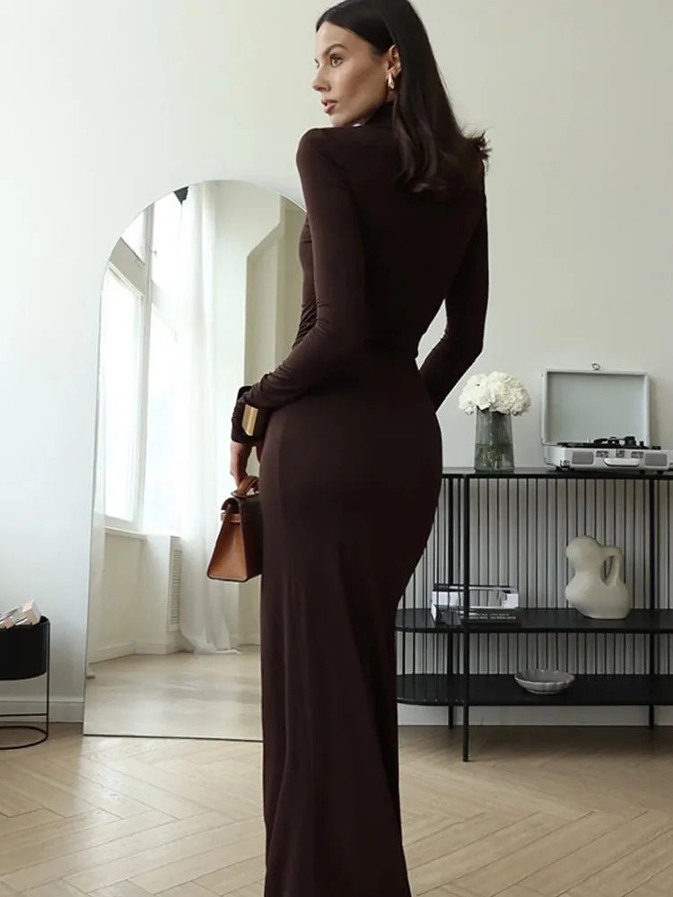 Riga Dress Brown