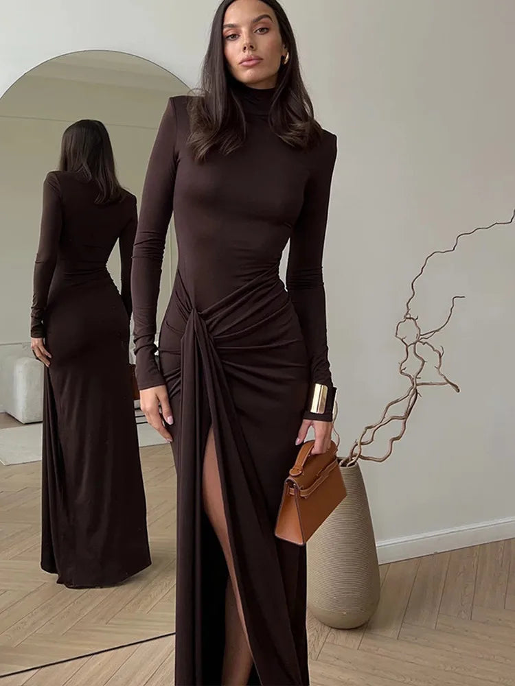 Riga Dress Brown