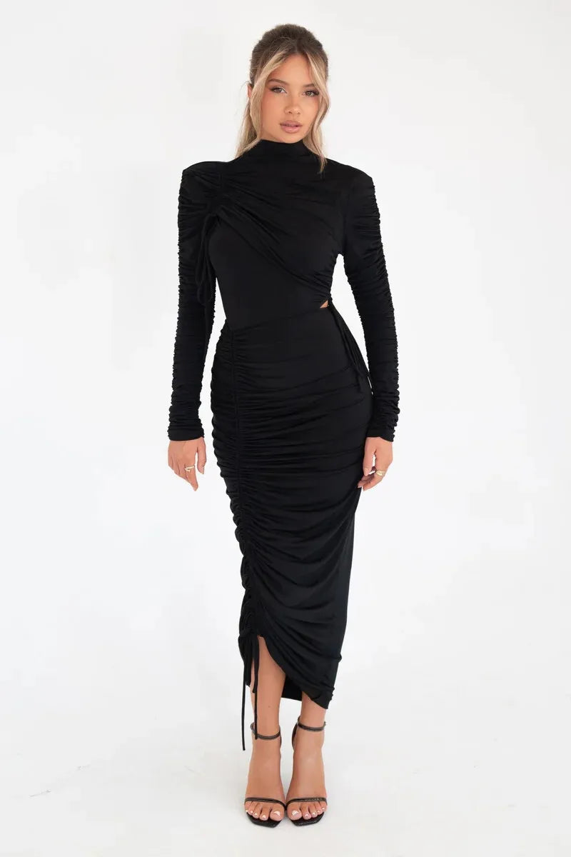 Flora Dress Black