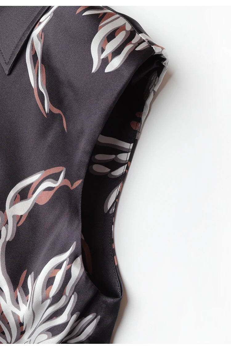 Silk Flower Tank Top