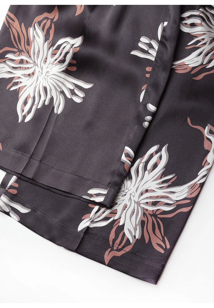 Silk Flower Trouser