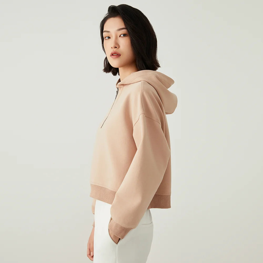 Luxury cotton Long sleeve hoodie