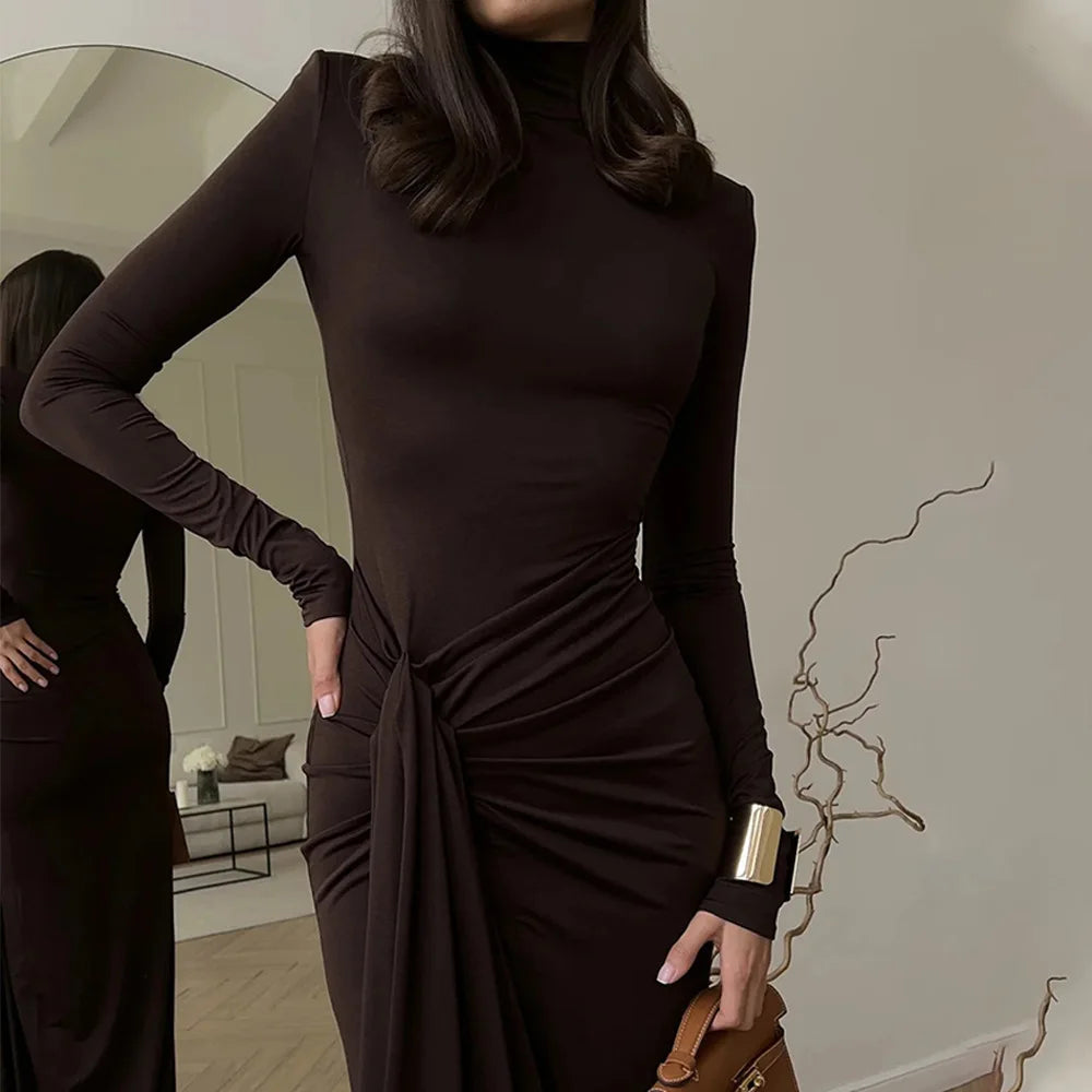 Riga Dress Brown