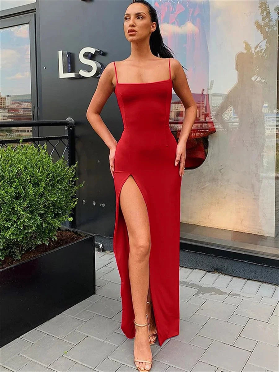 Elize Dress Red