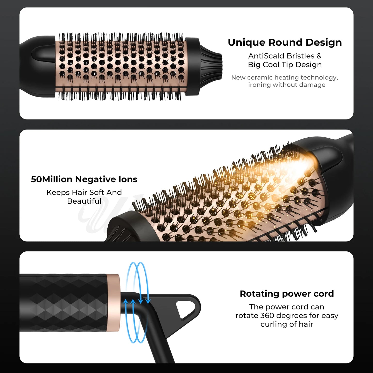 Hair Curler Thermal Brush